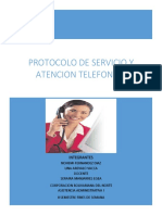 Protocolo de Servicio y Atencion Telefonica