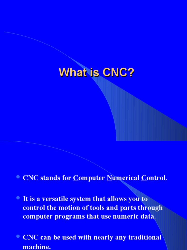 What Is CNC PDF