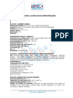 Alcohol etílico desnaturalizado: propiedades, usos y seguridad