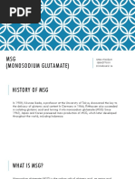 MSG and E-Numbers Explained | PDF | Umami | Taste