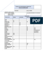 Planilla de Mantenimiento Predictivo Trituradora