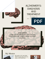 Alzheimers - Diagnosis and Treatment Final Draft