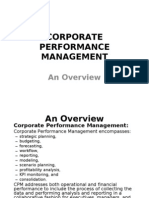 Corporate Performance Management: An Overview