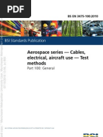 Aerospace Series - Cables, Electrical, Aircraft Use - Test Methods