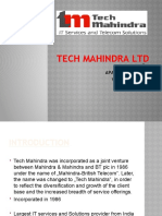 Tech Mahindra LTD: by Apanshula Mishra Vijetta Thakur