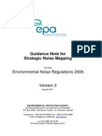 EPA Guidance Note For Strategic Noise Mapping (Version 2) PDF