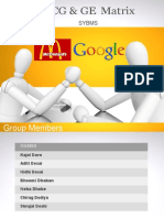 BCG & GE Matrix: Sybms