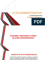 El Acto Administrativo