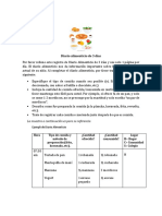 Diario Alimenticio 3 días