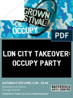 BAC Occupy Party 2019 Programme