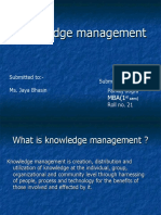 Knowledge Management