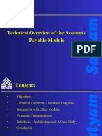 Technical Overview of The Accounts Payable Module