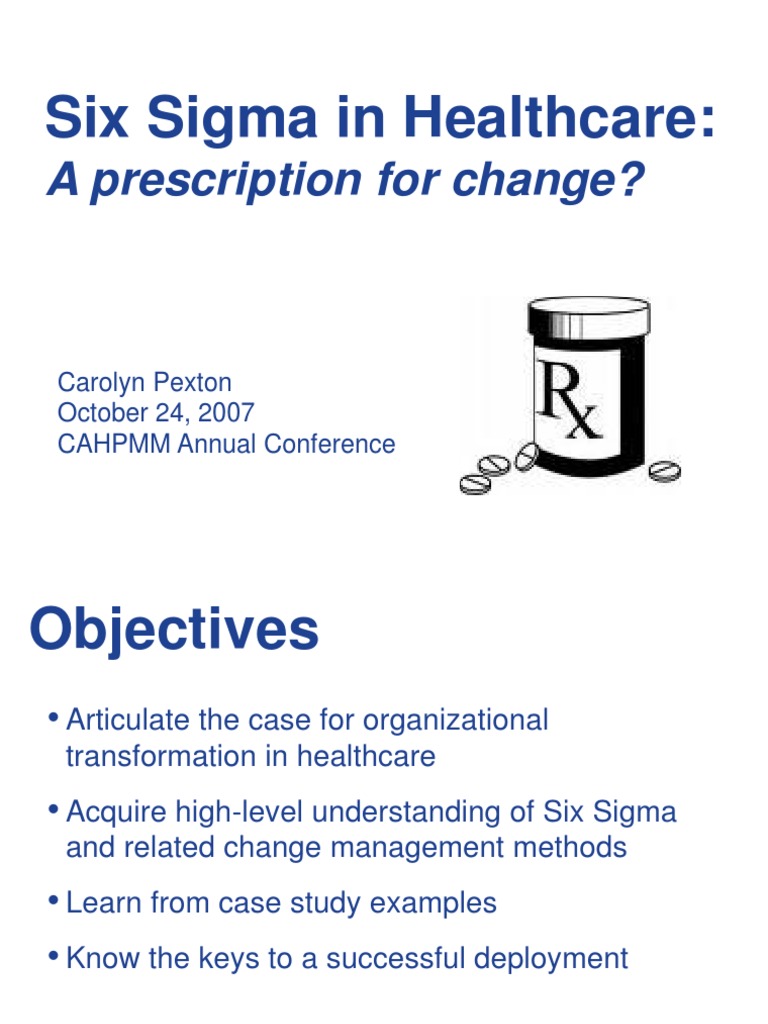 Six Sigma Strategies for Healthcare Improvement | PDF | Six Sigma ...
