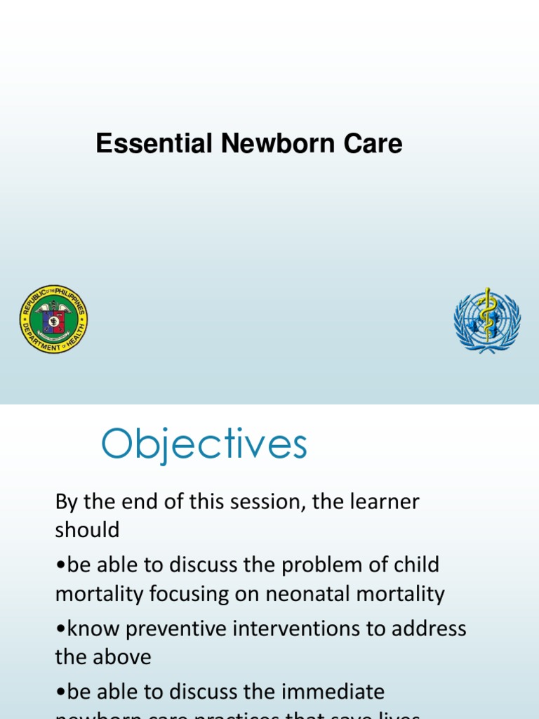 Essential Newborn Care - From Evidence To Practice | PDF ...