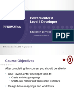 Powercenter 8 Level I Developer: Education Services