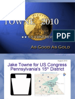 Jake Towne for US Congress PA-15 - Economy in Pictures (OCT 2010)