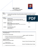 AMIT SINGH Resume for Electronics Engineer