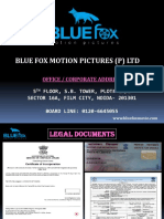 Blue Fox Motion Pictures (P) LTD: Office / Corporate Address