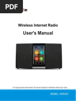 Sungale Wi-Fi Internet Radio 