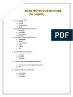 Encuesta sobre hábitos de consumo de donas