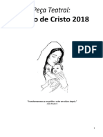 TEXTO TEATRAL A PAIXÃO  DE CRISTO 2018