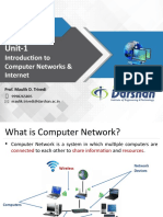 Unit-1: Introduction To Computer Networks & Internet