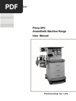 Penlon Prima SP2 Anaesthetic Machine - User Manual PDF