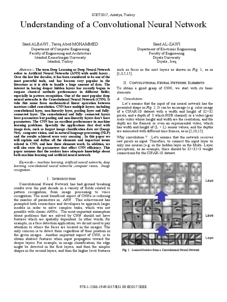 Understanding of A Convolutional Neural Network | PDF | Artificial ...