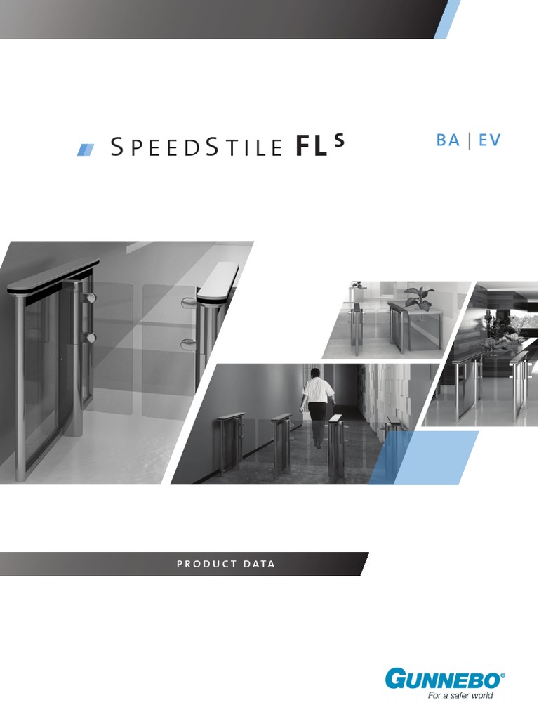 Gunnebo Speedstile FLS Product Overview | PDF | Wheelchair