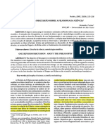 Texto 1 para 06.04 - Reinaldo Furlan - Uma Revisão Sobre A Filosofia Da Ciencia