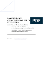 I.Lectura PDF GC - CL Proposal. Viedma 20001. "Gestión Del Conocimiento y CI" PDF
