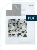 Manual de Mantenimiento Microscopios