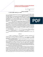 Demanda de Oposición de Acuerdos en Asambles de Accionistaas