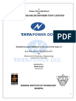Tata Power-Delhi Distribution Limited: A Summer Internship Report On