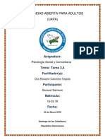 Psicologia Social Tarea 3,4