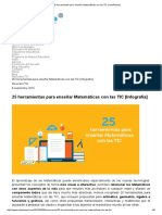 25 Herramientas para Enseñar Matemáticas Con Las TIC