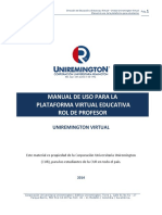 Manual de Plataforma Profesor PDF