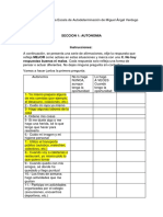 Escala de Autodeterminacion Adaptada