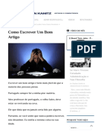 Como Escrever Um Bom Artigo - Blog Do Stephen Kanitz