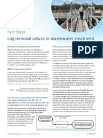 Log Removal Values in Wastewater Treatment