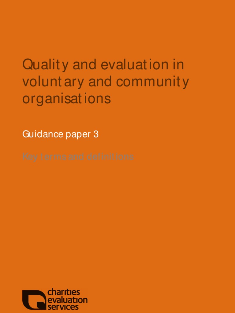 Guidancepaper3 421 4 | PDF | Performance Indicator | Evaluation