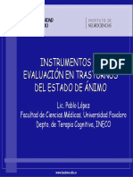 Evaluación en Trastornos Del Estado de Ánimo