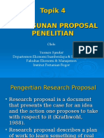 Topik 4 - Penyusunan Proposal Penelitian