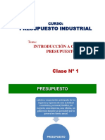 Presupuesto Industrial