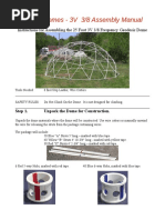 Zip Tie Domes - 3V 3/8 Assembly Manual: Instructions For Assembling The 25 Foot 3V 3/8 Frequency Geodesic Dome