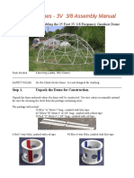 Zip Tie Domes - 3V 3/8 Assembly Manual: Instructions For Assembling The 25 Foot 3V 3/8 Frequency Geodesic Dome