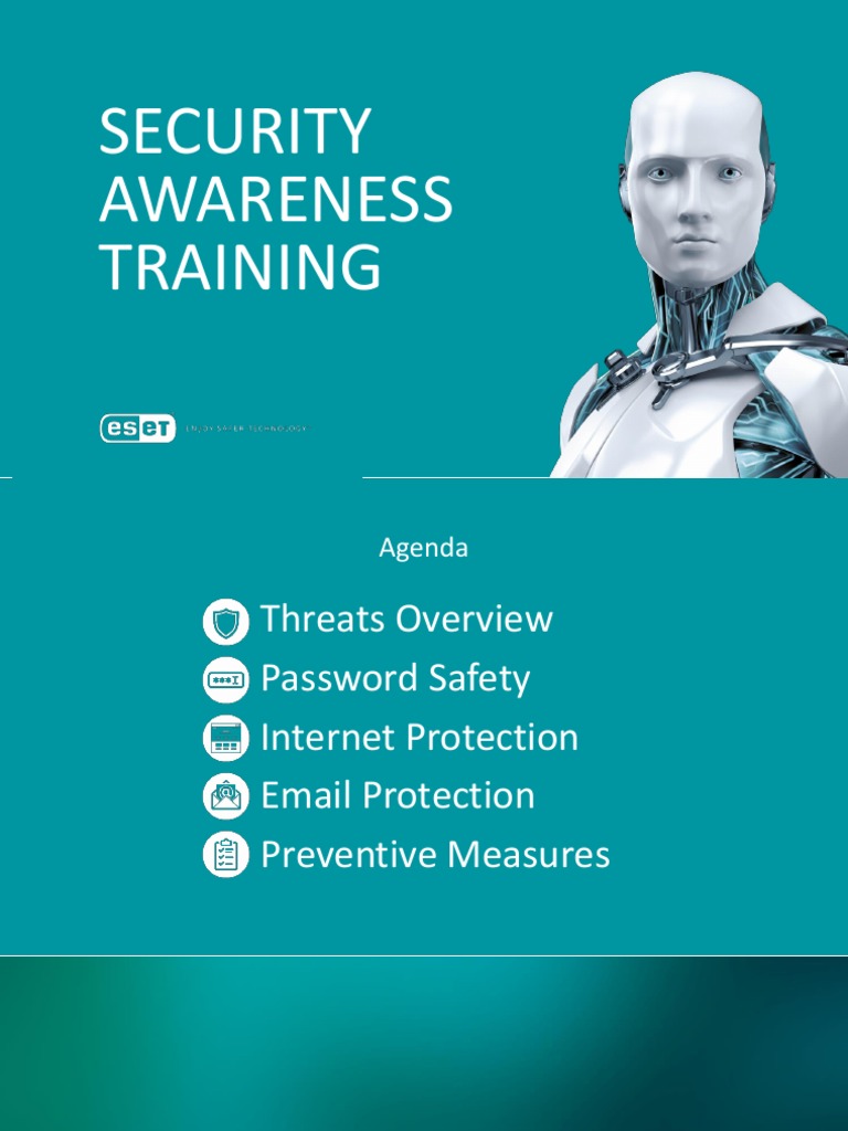 Cybersecurity Awareness Training Guide | PDF | Malware | Password