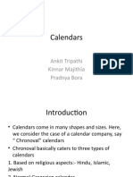 Calendars: Ankit Tripathi Kinnar Majithia Pradnya Bora