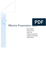 Effective Presentation Skills