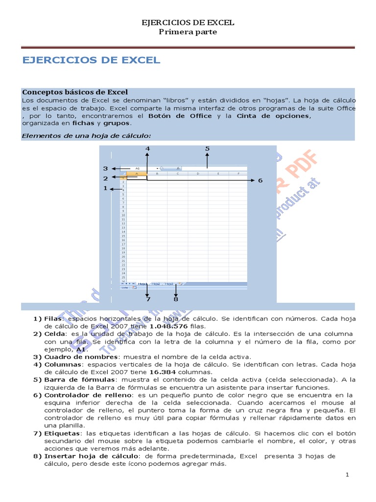 Ejercicios Prácticos de Excel | PDF | Hoja de cálculo | Microsoft Excel